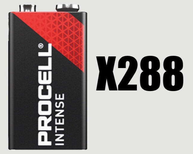 Procell Alkaline Battery 9V Size 288 Pack